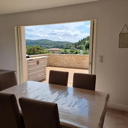 Maison 3 Chambres Climatise + Garage Roquebrun Exterior foto